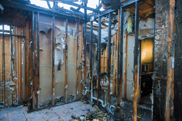 Professional Fire Damage Assessment technician working in Haymarket, VA